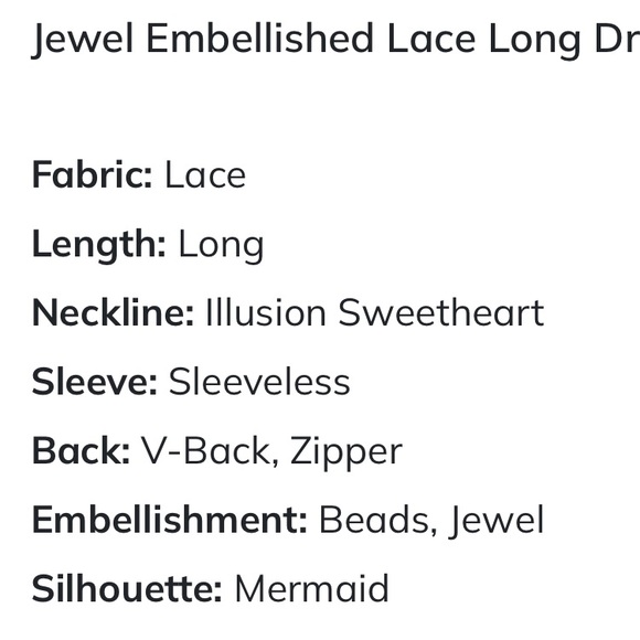 Long beaded gown - Picture 9 of 9